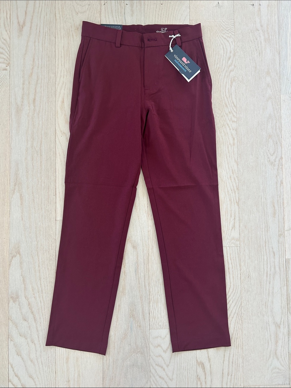 Vineyard Vines Kid’s Burgundy Dress Pants